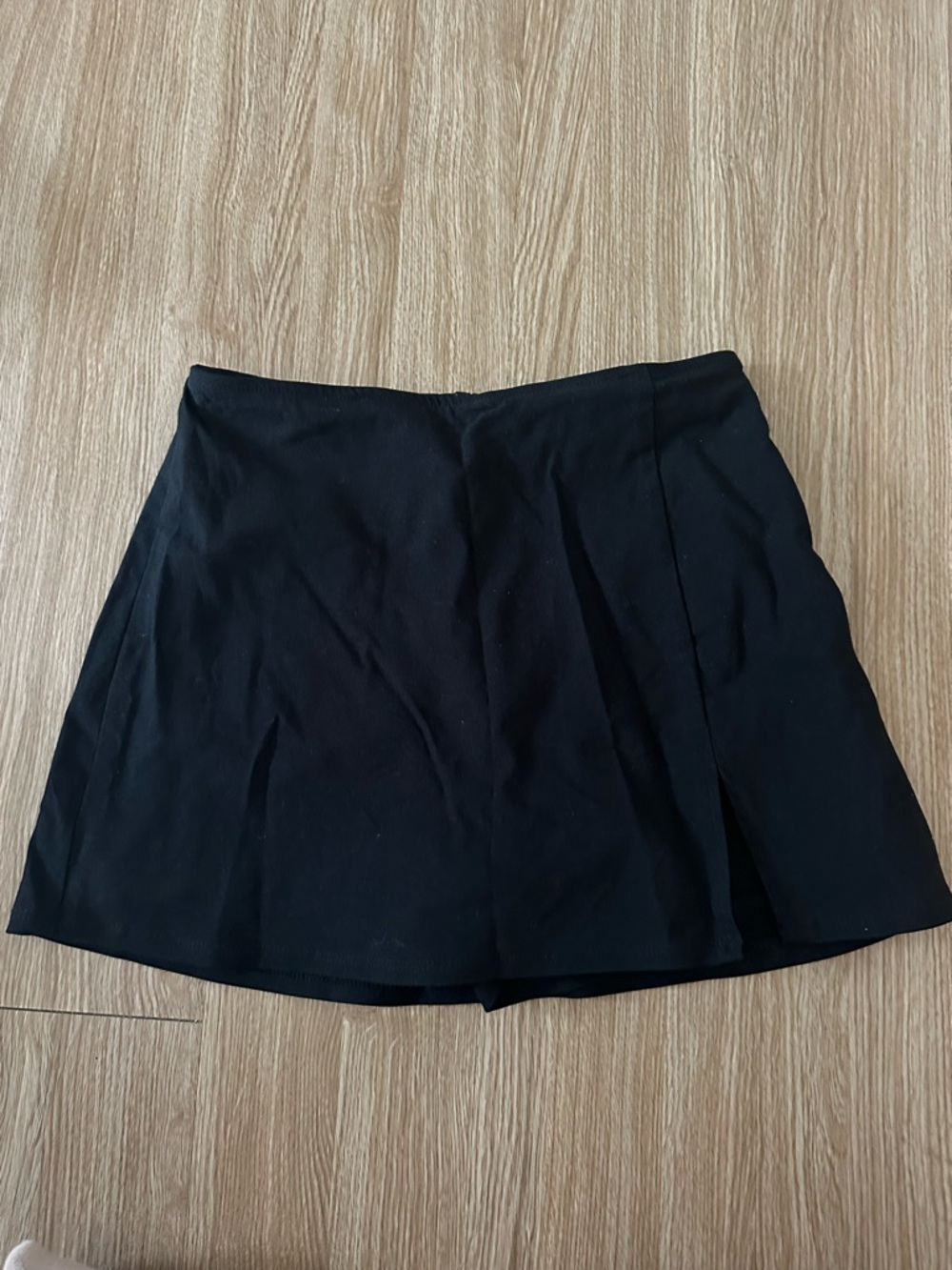 Black A-Line Mini Skirt